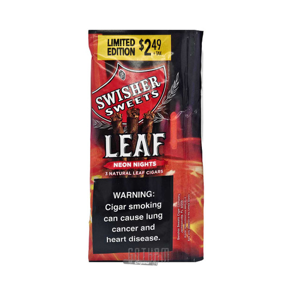 Swisher Sweets Leaf Neon Nights single pouch front