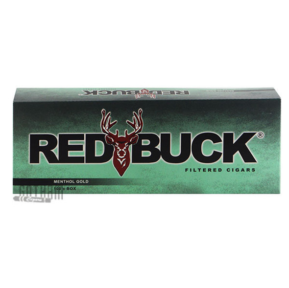 Red Buck Cigars Filtered Menthol Light carton