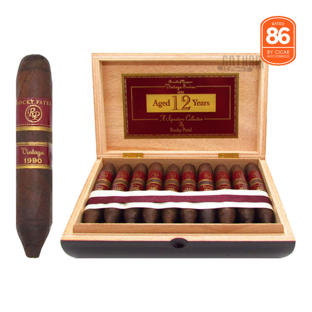 Rocky Patel Vintage 1990 Perfecto Open Box and Stick