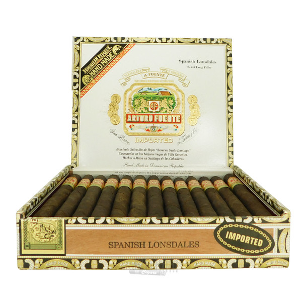 Arturo Fuente Spanish Lonsdale Maduro open box