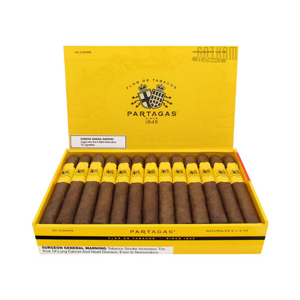 Partagas Naturales Open Box