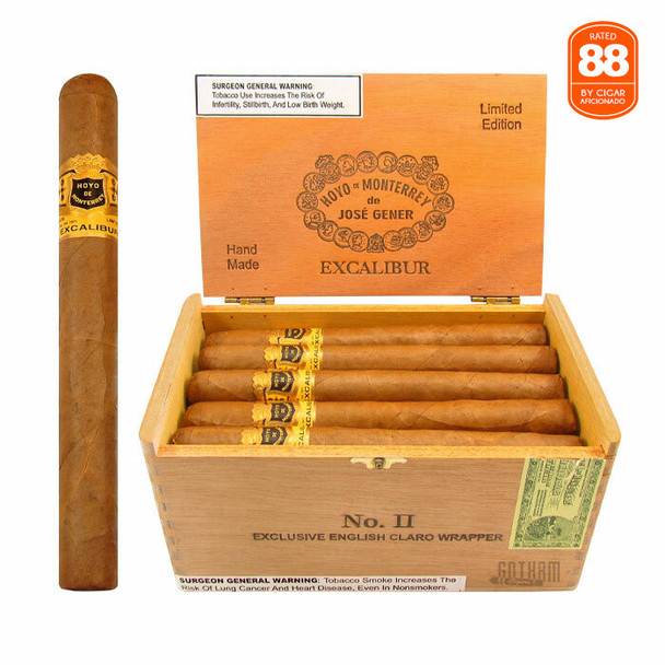 Hoyo de Monterrey Excalibur No. II Open Box and Stick