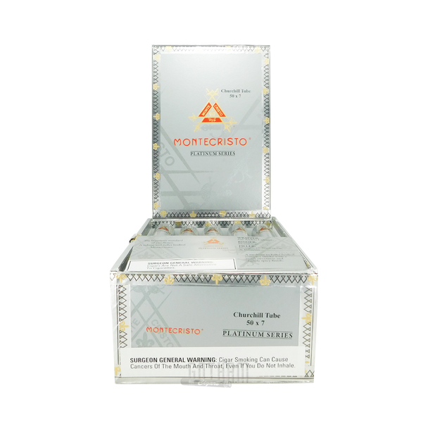 Montecristo Platinum Tubes Churchill Open Box