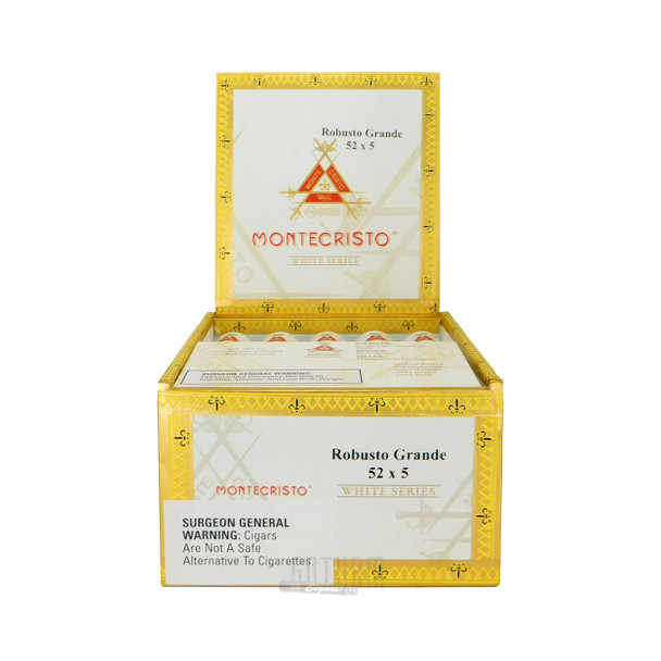 Montecristo White Robusto Grande Tube Open Box