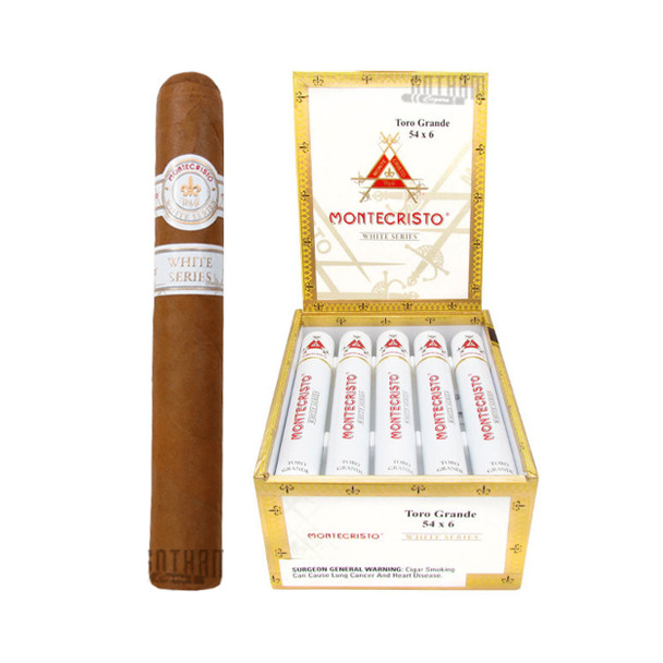 Montecristo White Toro Grande Tube box and stick