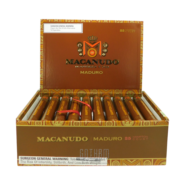 Macanudo Maduro Hampton Court Open Box 