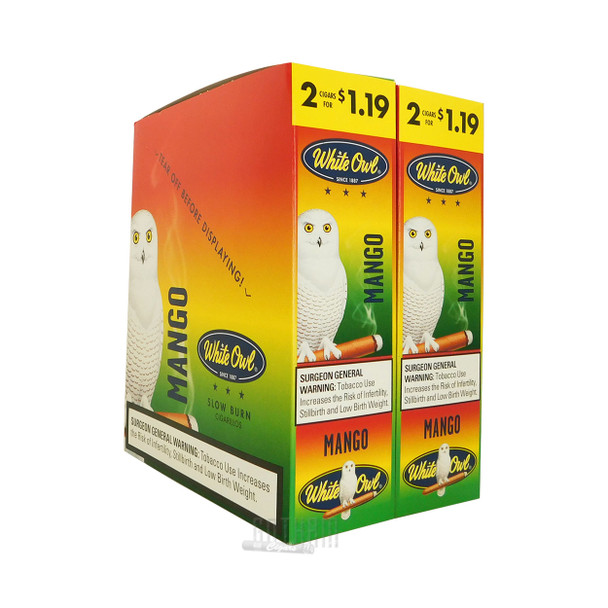 White Owl Cigarillos Mango box