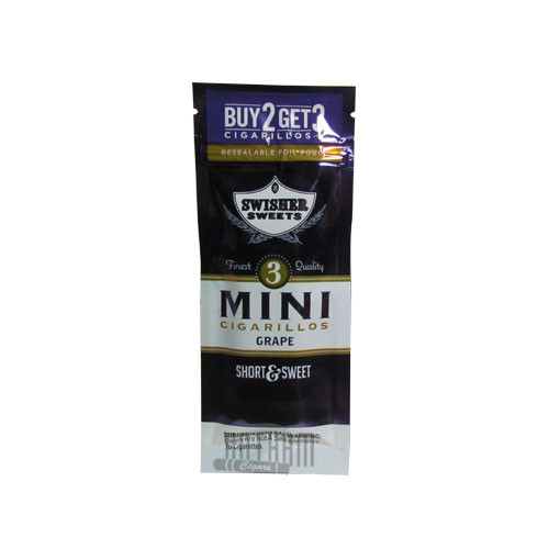 Swisher Sweets Mini Cigarillos Grape Buy 2 get 3 pack