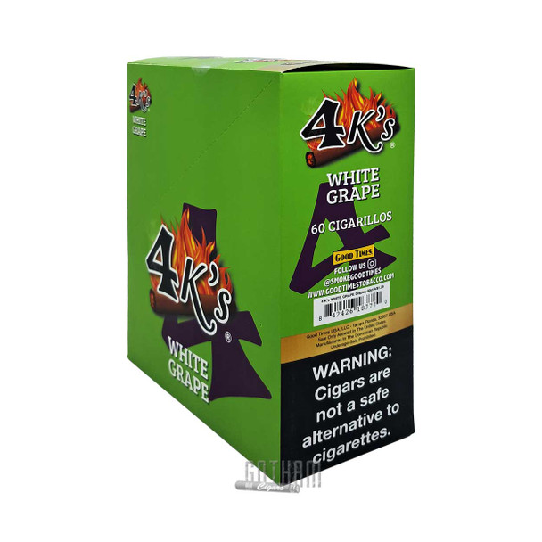 Good Times 4Ks Cigarillos White Grape Box