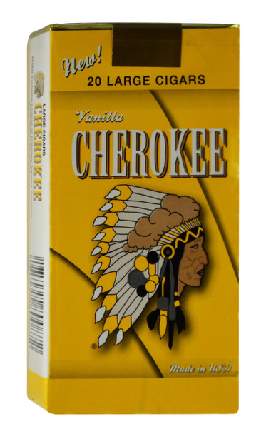 Cherokee Filtered Cigars Vanilla Stick