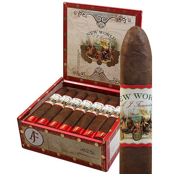 AJ Fernandez New World Belicoso box and stick