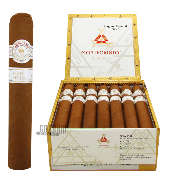Montecristo White Magnum Especial Box and Stick