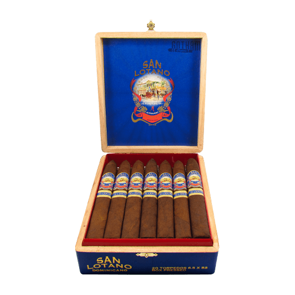 San Lotano Dominicano Cubra Brasil Torpedo Box