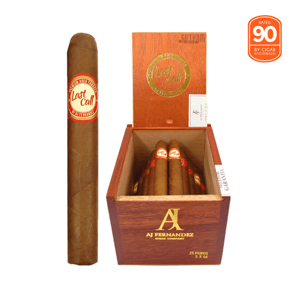 AJ Fernandez Last Call Habano Pequenas box and stick