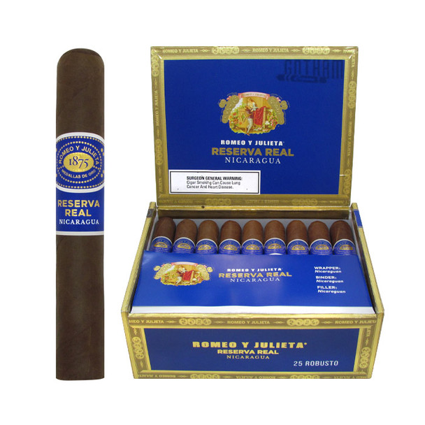 Romeo Y Julieta Reserva Real Nicaragua Robusto Open Box and Stick