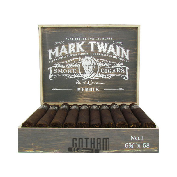 Mark Twain Memoir No. 1 open box