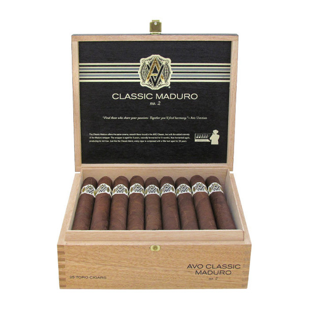 AVO No. 2 Maduro open box