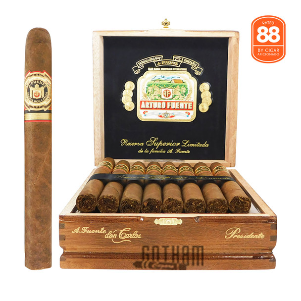 Arturo Fuente Don Carlos Presidente box and stick