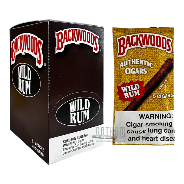 Backwoods Wild Rum Box with pouch