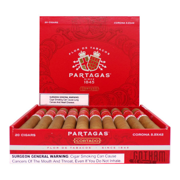 Partagas Cortado Corona open box