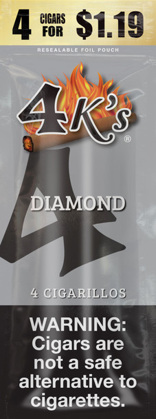 Good Times 4Ks Cigarillos Diamond Foil Pack