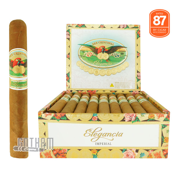 San Cristobal Elegancia Imperial open box and 1 stick