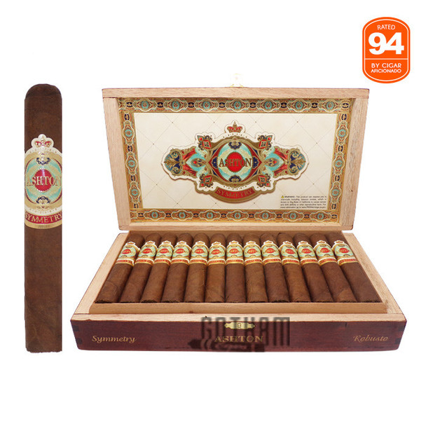 Ashton Symmetry Robusto Open Box and Stick