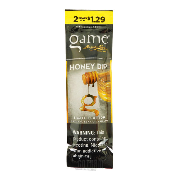 Game Cigarillos Honey Dip Pack Front