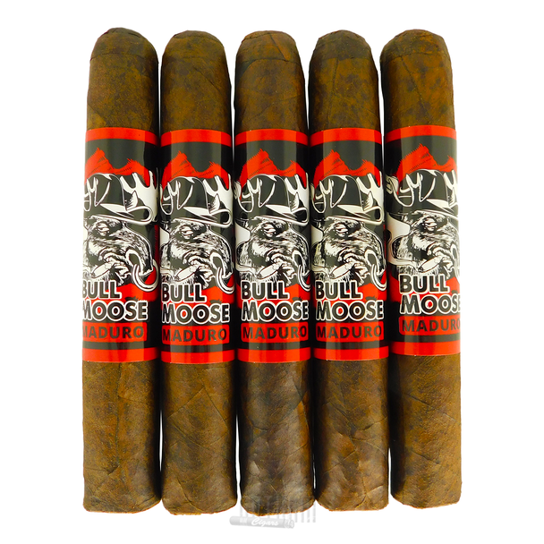 Chillin Moose Bull Moose Maduro Gigante 5 Pack
