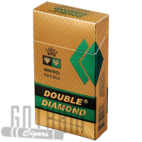 Double Diamond Cigars Menthol 100's Pack