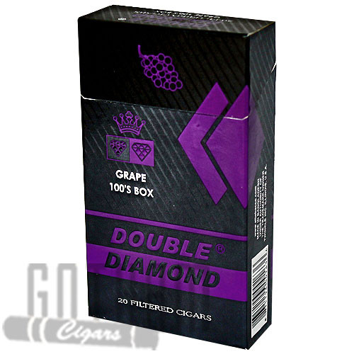Double Diamond Cigars Grape 100's Pack