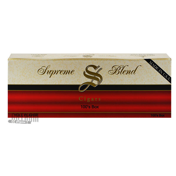 Supreme Blend Filtered Cigars Full Flavor carton