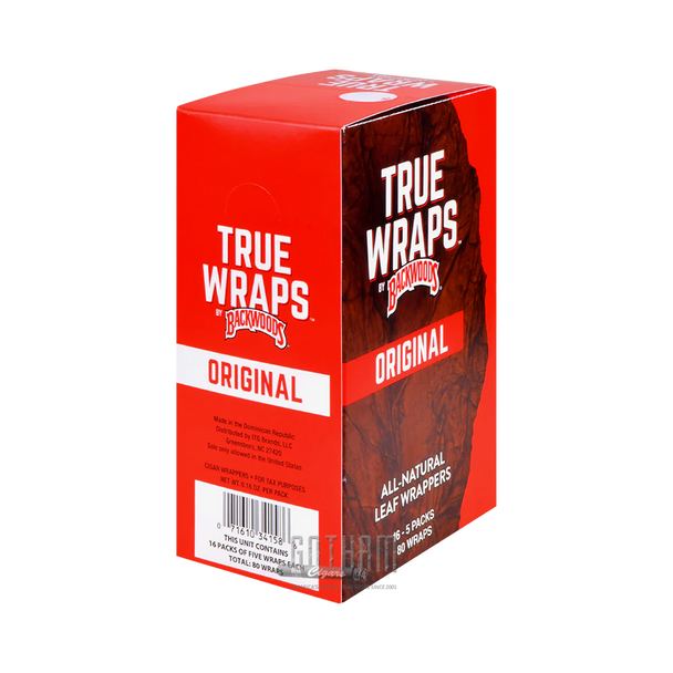 Backwoods True Wraps Original Box