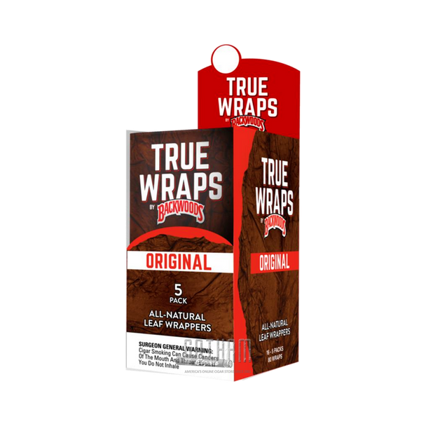 Backwoods True Wraps Original Box Front