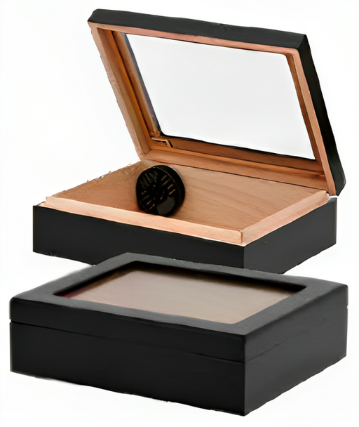 Humidor Glasstop Traveler Cherry