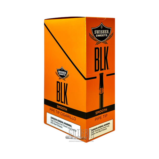 Swisher Sweets BLK Tip Cigarillos Smooth Box