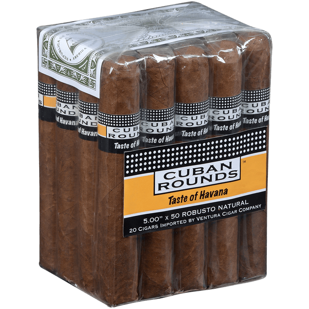 Cuban Rounds Natural Robusto Pack