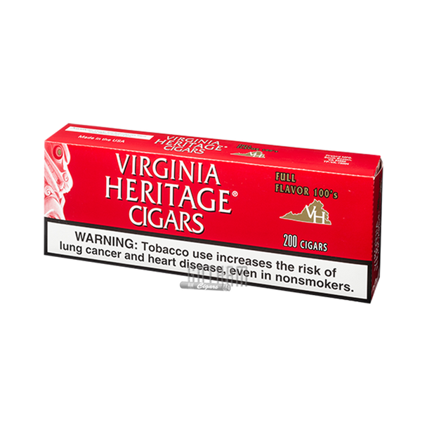 Virginia Heritage Filtered Cigars Full Flavor Carton