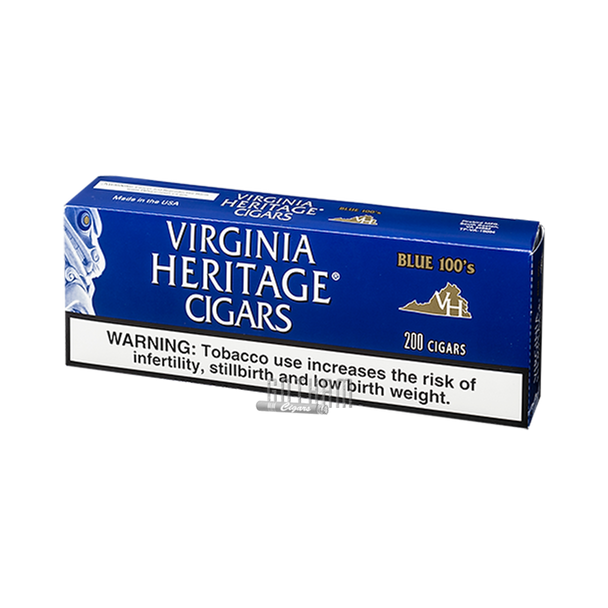 Virginia Heritage Filtered Cigars Blue Carton
