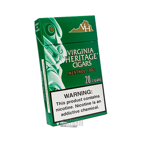 Virginia Heritage Filtered Cigars Menthol Pouch
