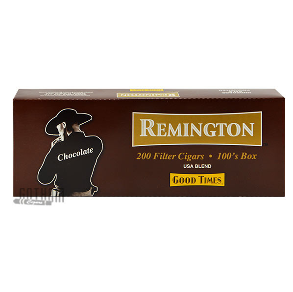 Remington Filtered Cigars Chocolate carton & pack