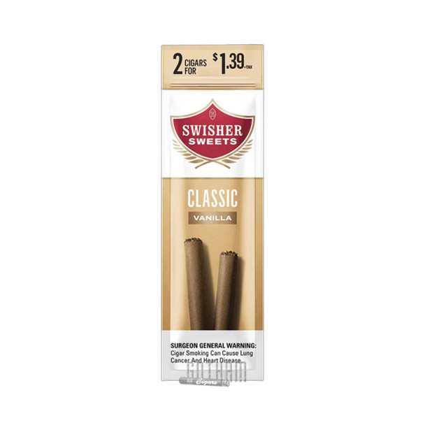 Swisher Sweets Cigarillos Vanilla Single Pouch