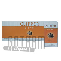 Clipper Filtered Cigars Peach 100's Carton & Pack