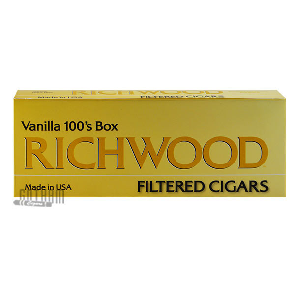 Richwood Filtered Cigars Vanilla 100 Box