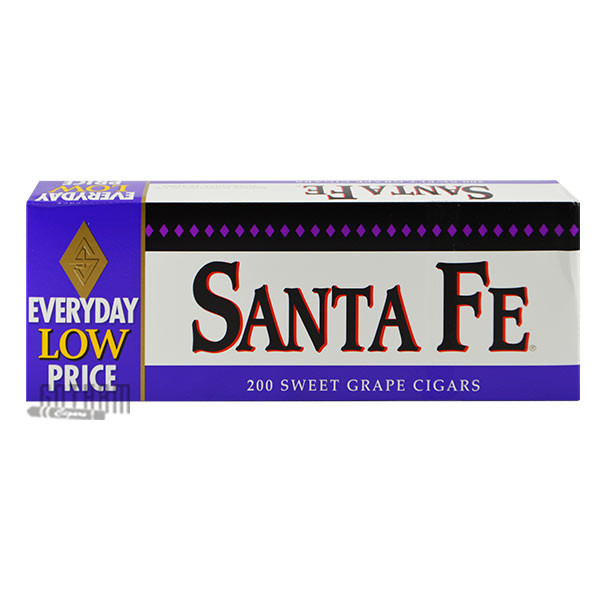 Santa Fe Filtered Cigars Grape Carton