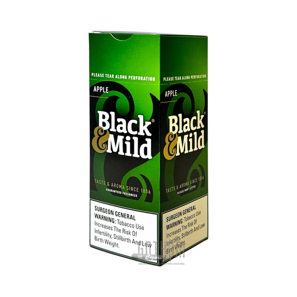 Black And Mild Apple Upright box side