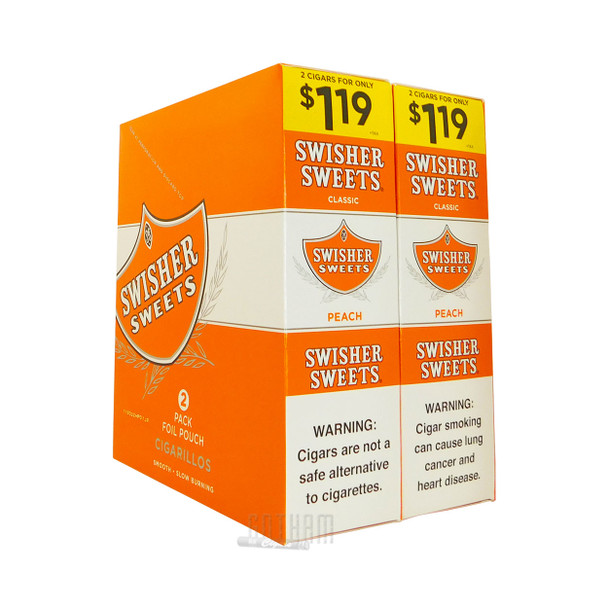 Swisher Sweets Cigarillos Peach box
