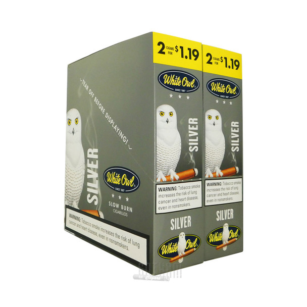 White Owl Cigarillos Silver Box