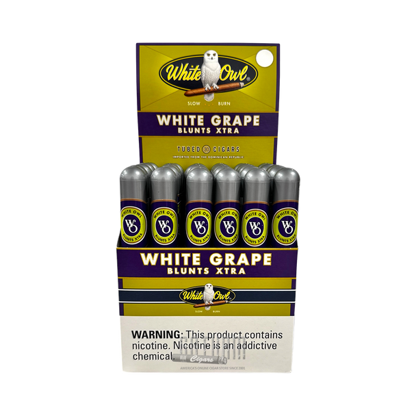 White Owl Blunts Xtra White Grape open box