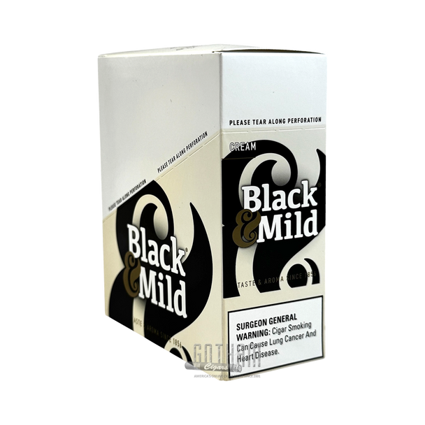 Black And Mild Cream Pack Box Side